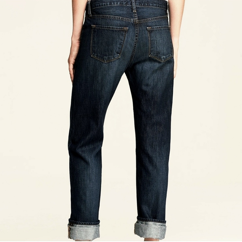 J Brand Aidan Straight Leg Boyfriend Jeans | Size 28 | Dark Blue Wash - Picture 5 of 16